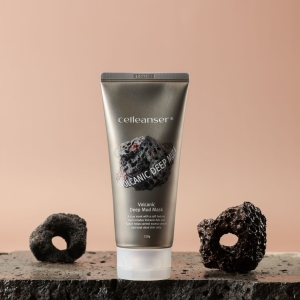 Celleanser Volcanic Deep Mud Mask - Volcanic Mask for Deep Cleansing and Sebum Control
